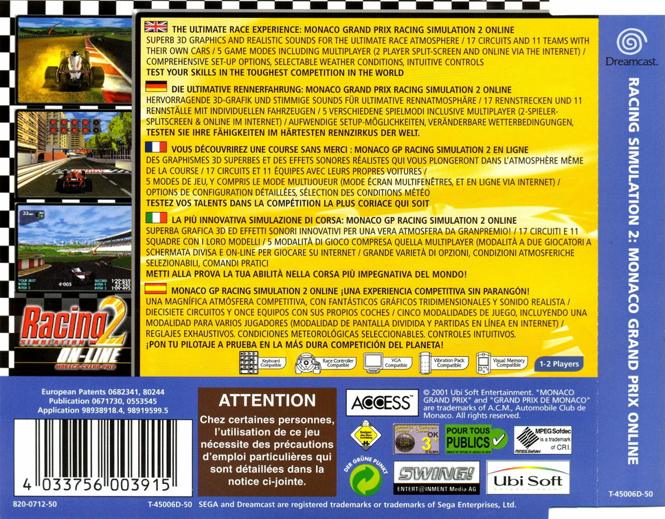 Racing-Simulation-2---Monaco-Grand-Prix-On-Line-PAL-DC-back