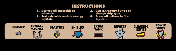 blasteroids instructions