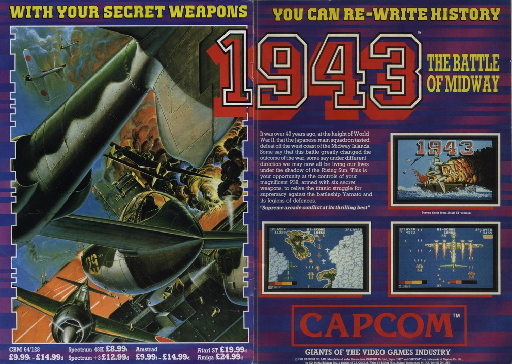 1943---The-Battle-of-Midway--USA-Advert-Capcom 194300043