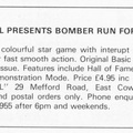 Bomber-Run-64--USA-Advert-Softcell Bomber Run01985