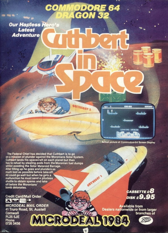 Cuthbert-in-Space--Europe-Advert-Microdeal Cuthbert in Space103468