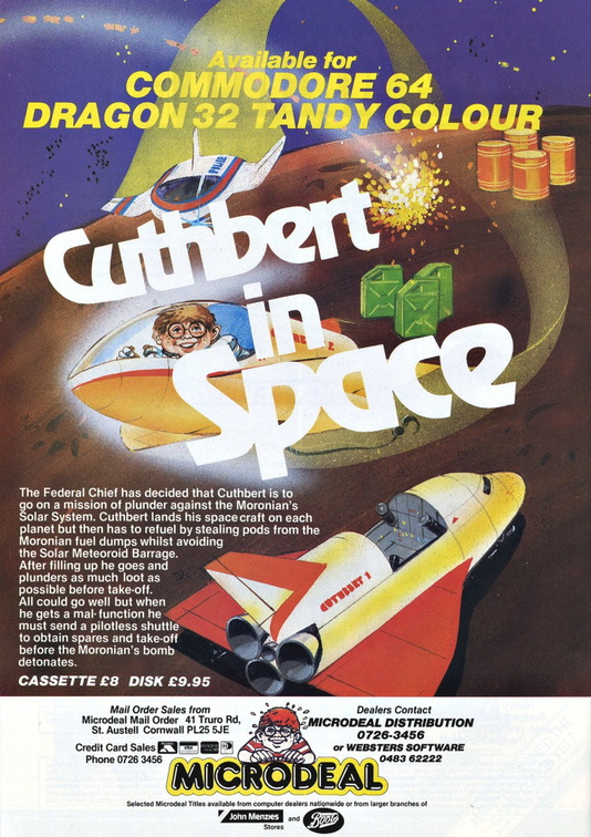 Cuthbert-in-Space--Europe-Advert-Microdeal Cuthbert in Space203469