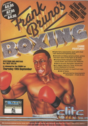 Frank-Bruno-s-Boxing--Europe-Advert-Elite Frank Bruno Boxing105509