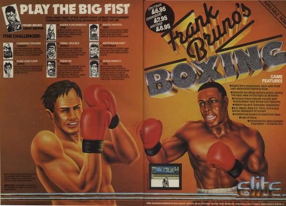 Frank-Bruno-s-Boxing--Europe-Advert-Elite Frank Bruno Boxing405512