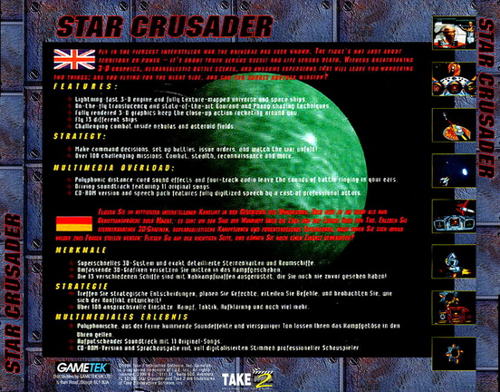 Star-Crusader back