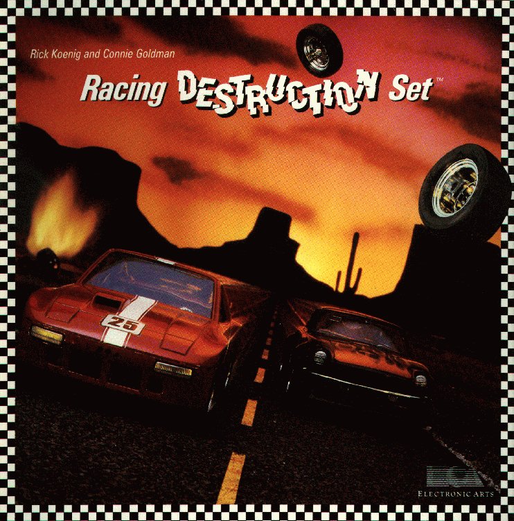 Racing-Destruction-Set--USA---Side-A-Cover--Electronic-Arts--Racing Destruction Set -Electronic Arts-11626
