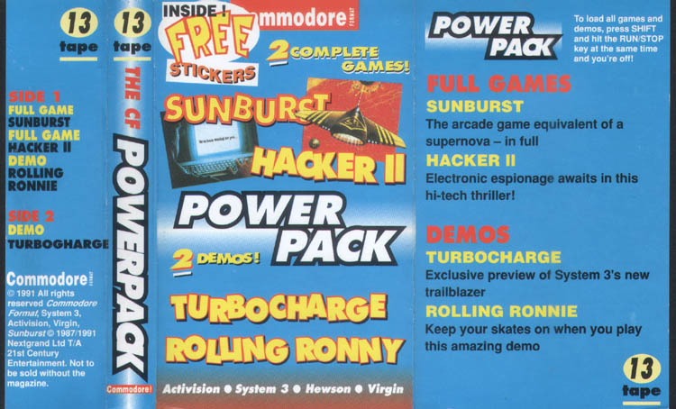 Sunburst--Europe-Cover--Commodore-Format-PowerPack--Commodore Format PowerPack 1991-1014663