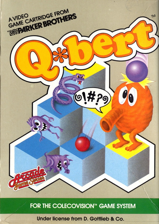 Q-bert--1983---Parker-Bros-