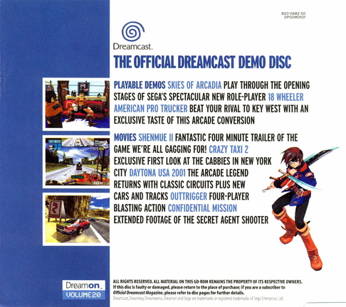 Dreamon-Volume-20-PAL-DC-inlay front