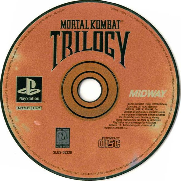 mortal kombat trilogy ps1