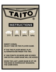 Space Invaders Taito US Instructions2