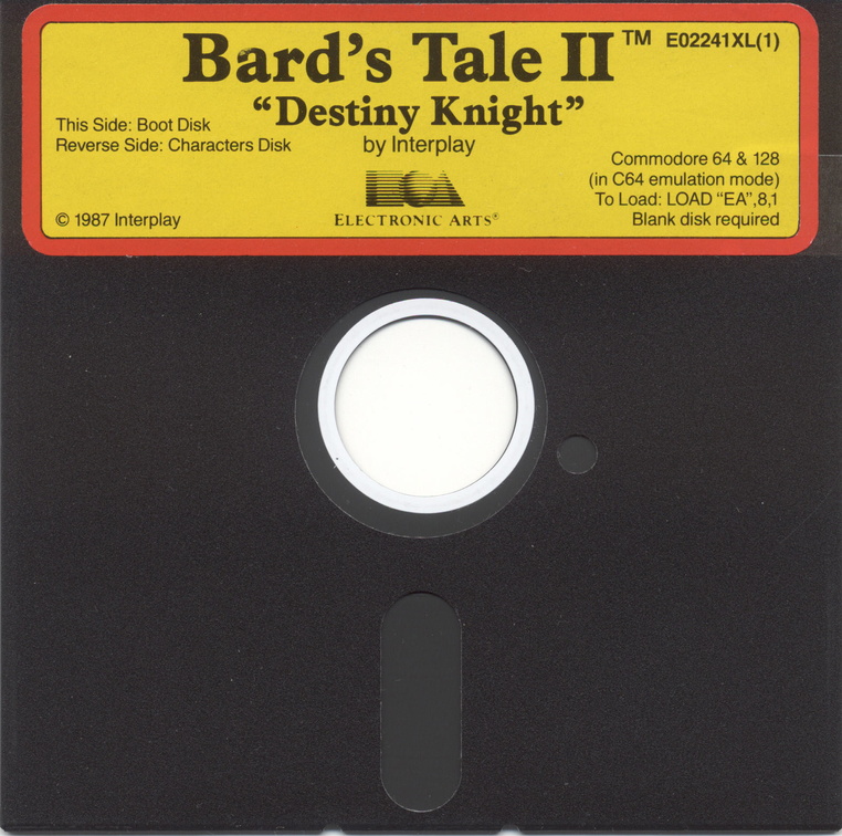Bard-s-Tale-II--The---The-Destiny-Knight--USA---Disk-1-Side-A--4.Media--Disc301238