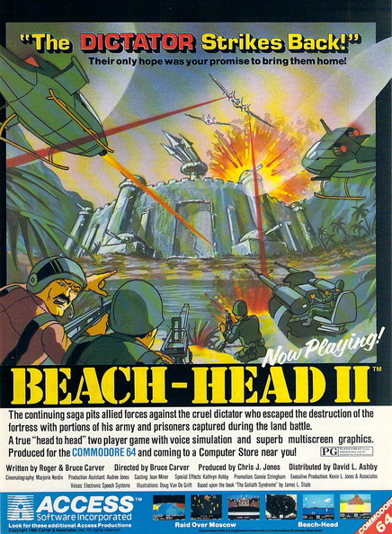 Beach-Head-II---The-Dictator-Strikes-Back---USA-Advert-Access Software Beach Head301498