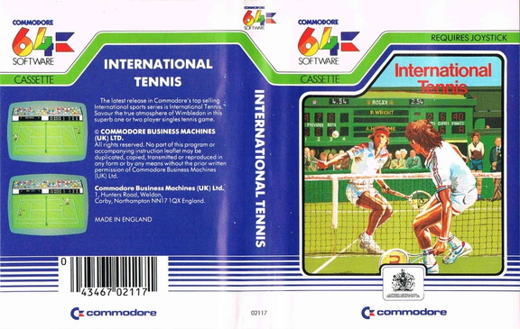 International-Tennis--Commodore---USA-Cover-International Tennis -Commodore-07456
