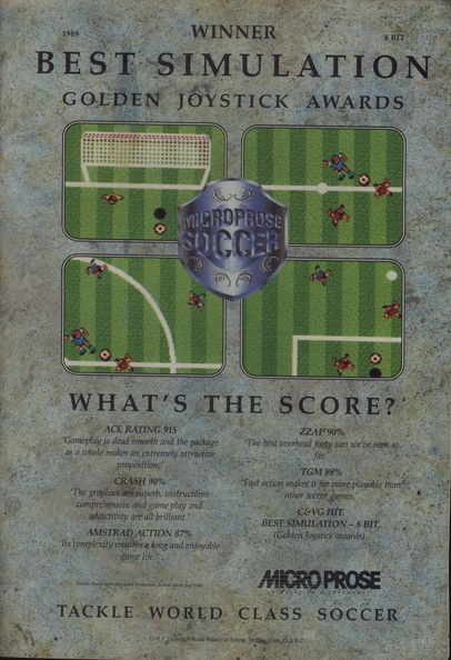 Microprose-Soccer--USA-Advert-Microprose Soccer209250 - Microprose ...