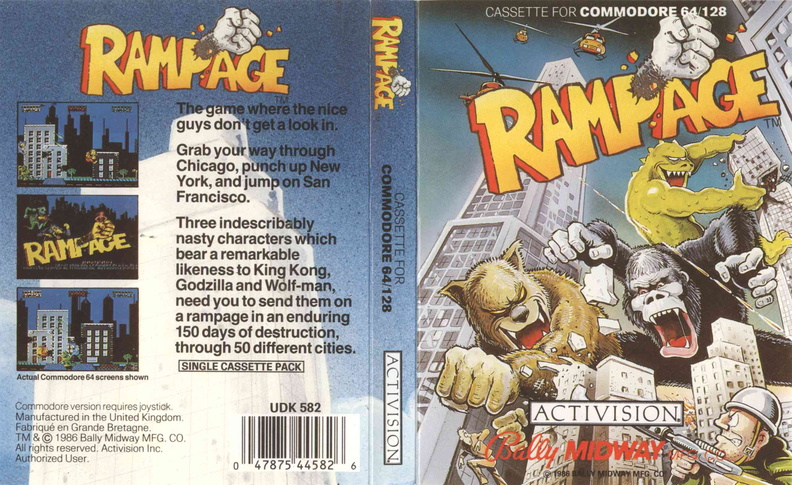 Rampage -Activision Euro-