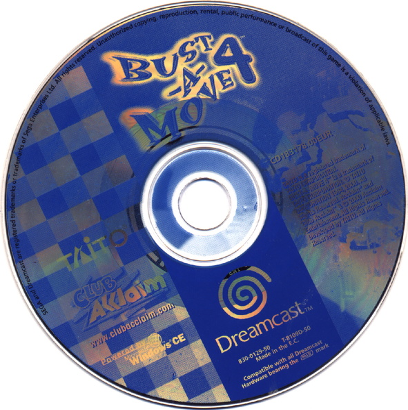 BustAMove4PALCD Arcade Artwork