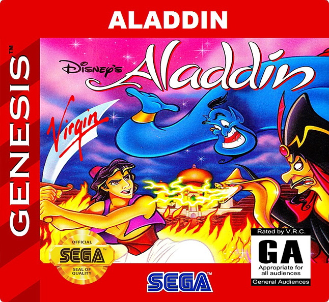 sega genesis aladdin game genie