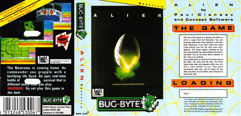 Alien-Bug-ByteSoftwareLtd- | Arcade Artwork