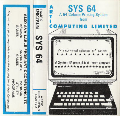 Sys64 | Arcade Artwork